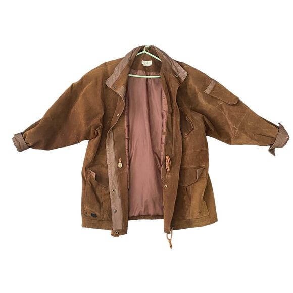 Vintage Lew Magram Suede Leather Jacket Large - Picture 2 of 13